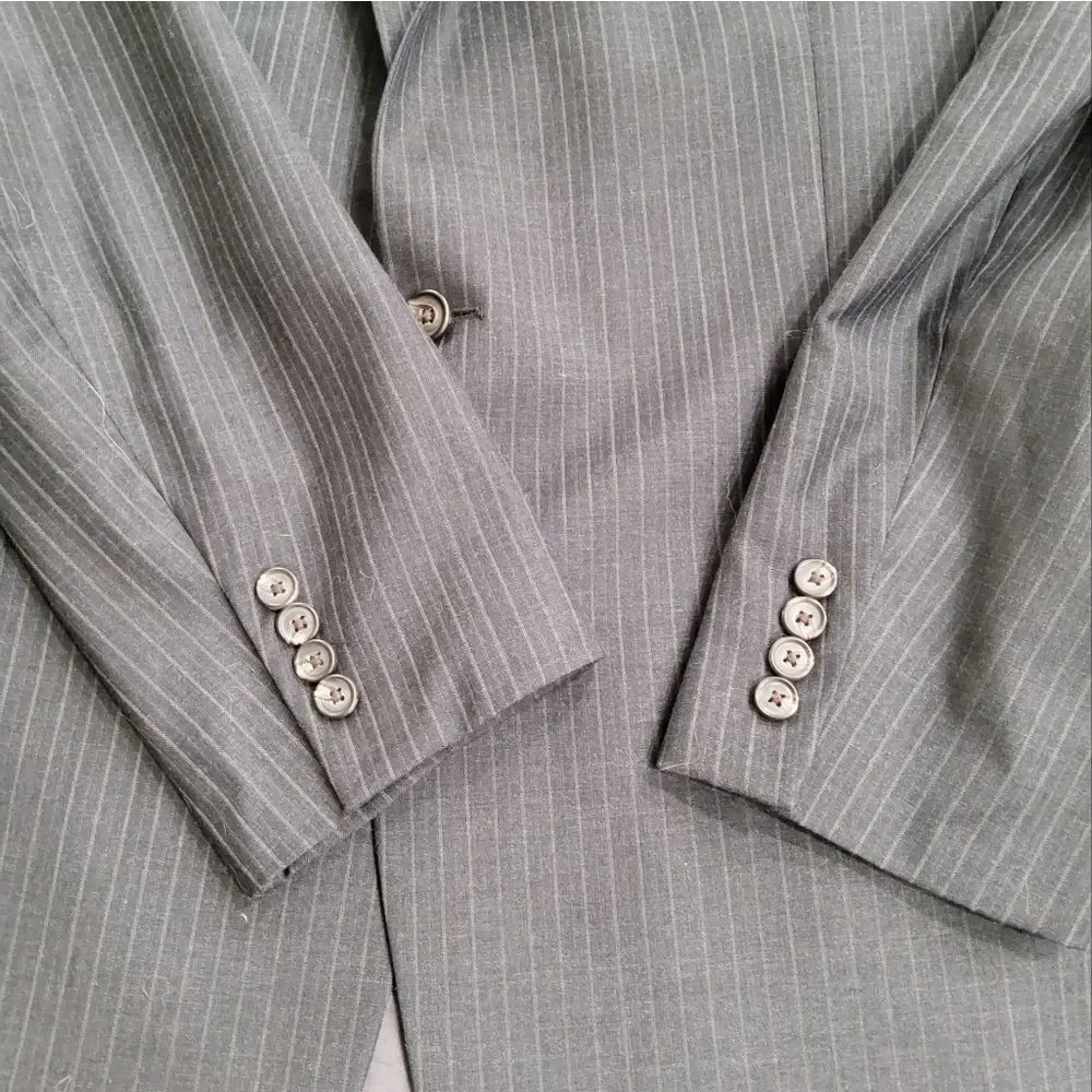 Lauren Ralph Lauren Striped Jacket Blazer Size 46 L